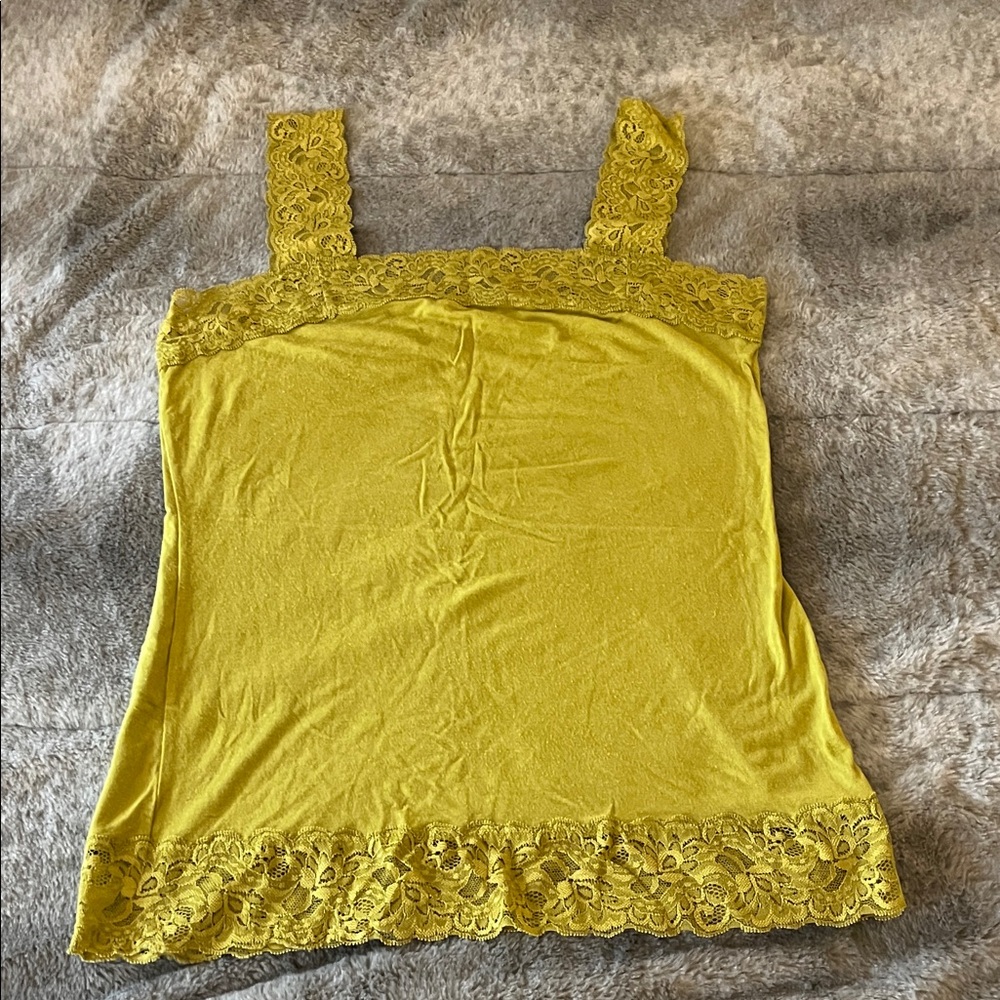 Last call! Donated 5/25: Halogen Lace-Trim Camisole
